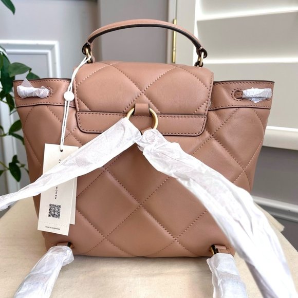 🔥NeW! $678 Tory Burch Soft Quilted Willa Backpack - Picture 6 of 11